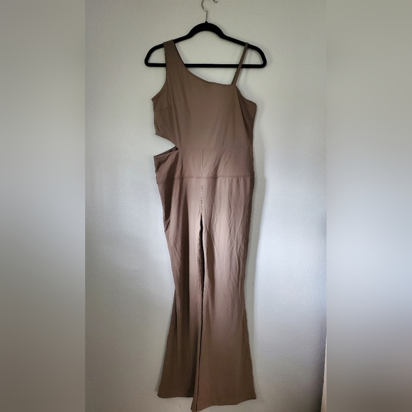 Women's Asymmetrical Flare Bodysuit - JoyLab Dark Gray XL - Picture 3 of 5